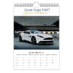 fotokalender A4 bedrukken met eigen logo sportcars autos