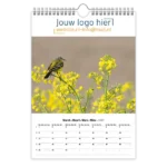 fotokalender A4 bedrukken met eigen logo vogels