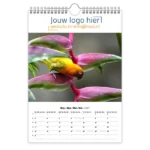 fotokalender A4 bedrukken met eigen logo vogels