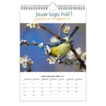fotokalender A4 bedrukken met eigen logo vogels