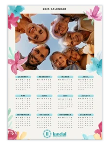 jaarkalenders bedrukken met logo en fotos