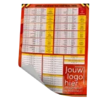 poster belgie WK voetbal speelschema gepersonaliseerd bedrukken