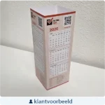 toren bedrukken kalender klantvoorbeeld
